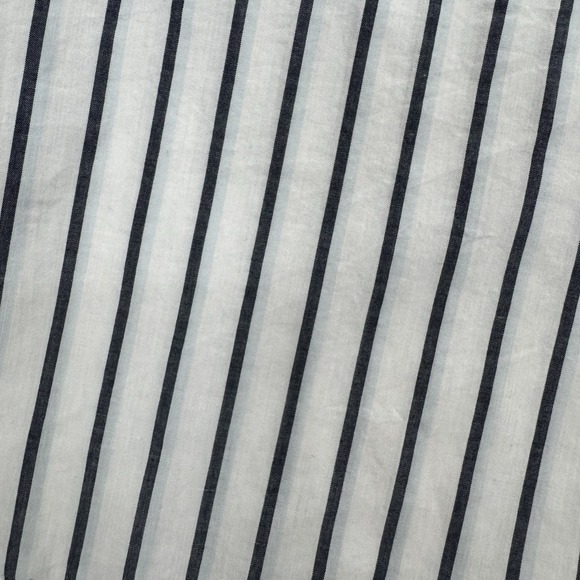 NEW Anthropologie Boxer Shorts Womens 3X White Blue Striped Pull On 100% Cotton - Picture 10 of 16